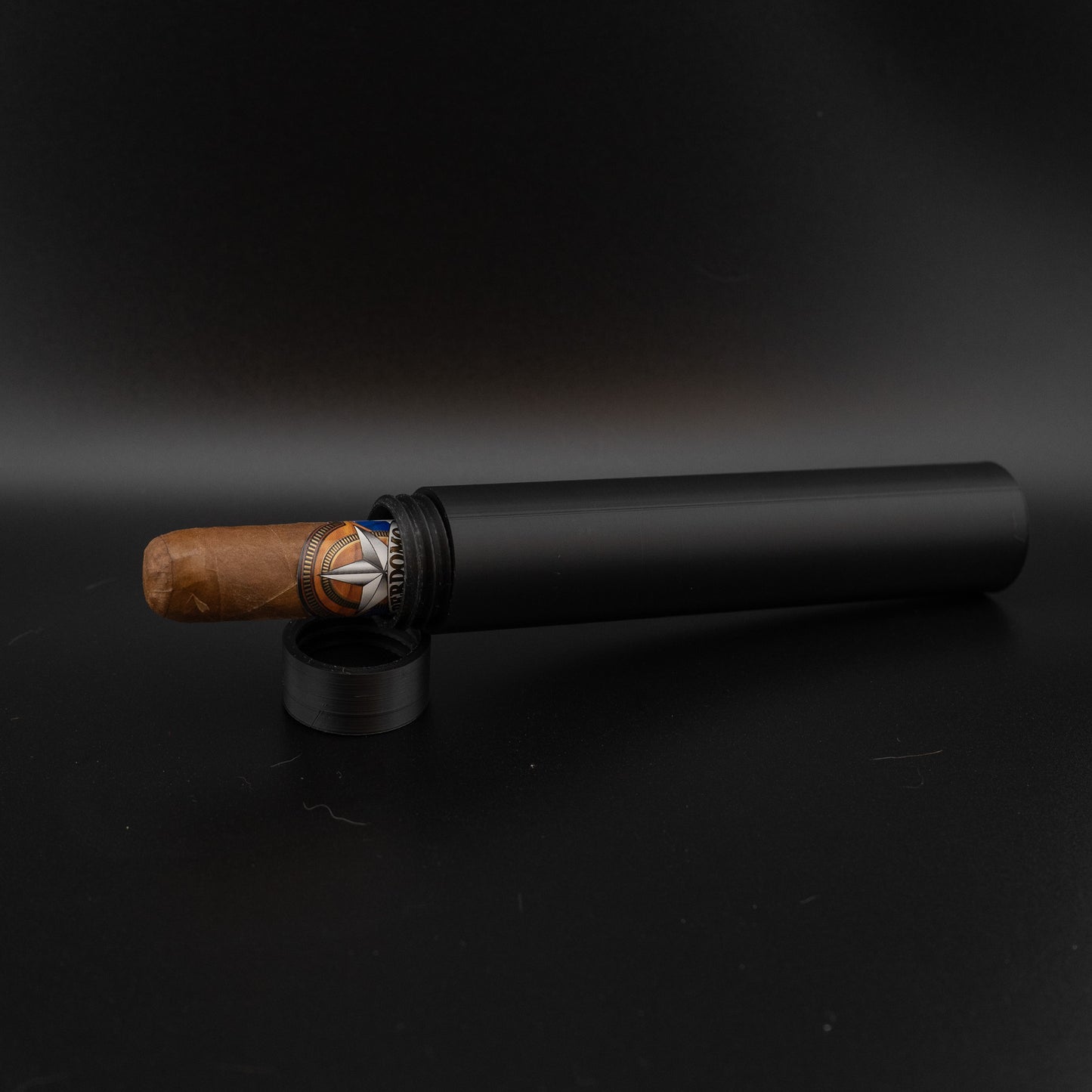 Cigar Case / Matte Black / Single / Double