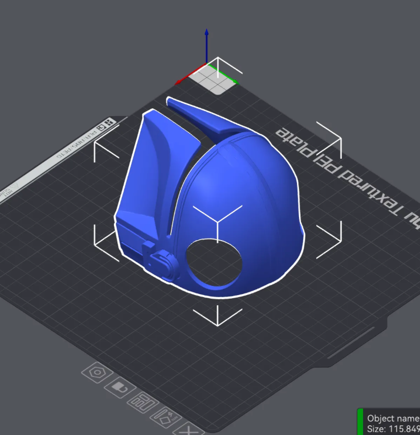 Mandolorian Cat Mask Black 3D Printed