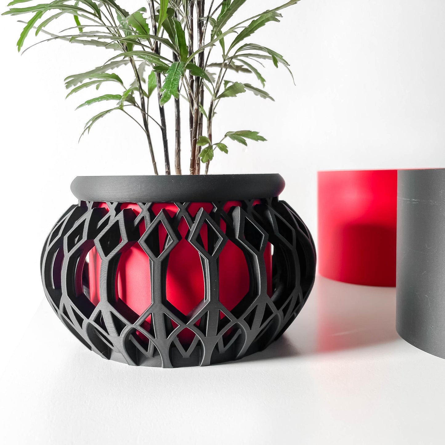 Vyre Planter Pot & Orchid Pot Hybrid with Drainage Tray