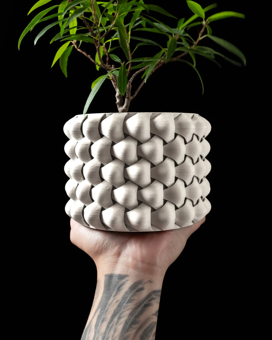 Tri-Weave Planter Pot