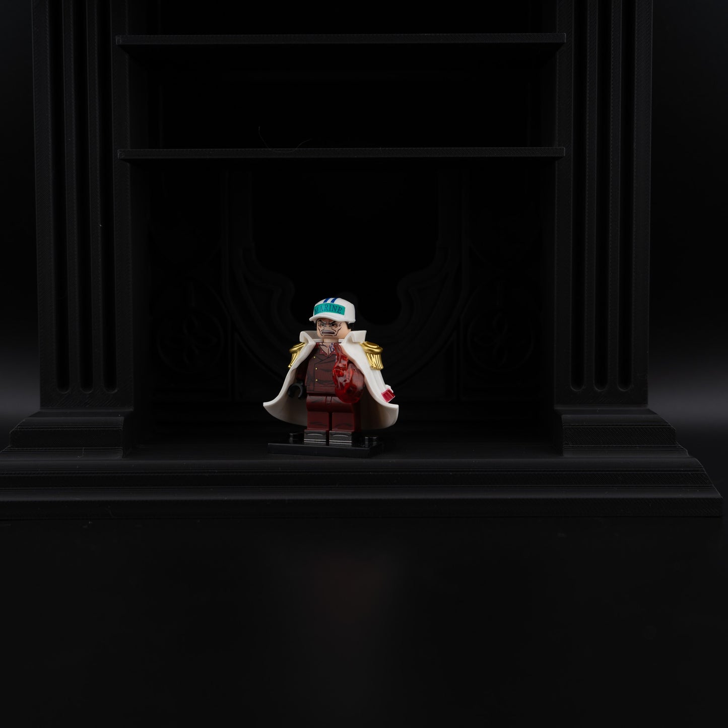 Custom Lego Minifigure One Piece Akainu Fleet Admiral