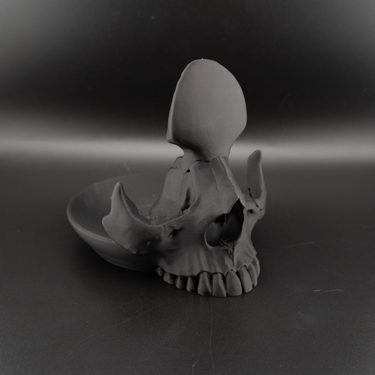 Death Skull Tray + Sunglass Holder 3D Printed