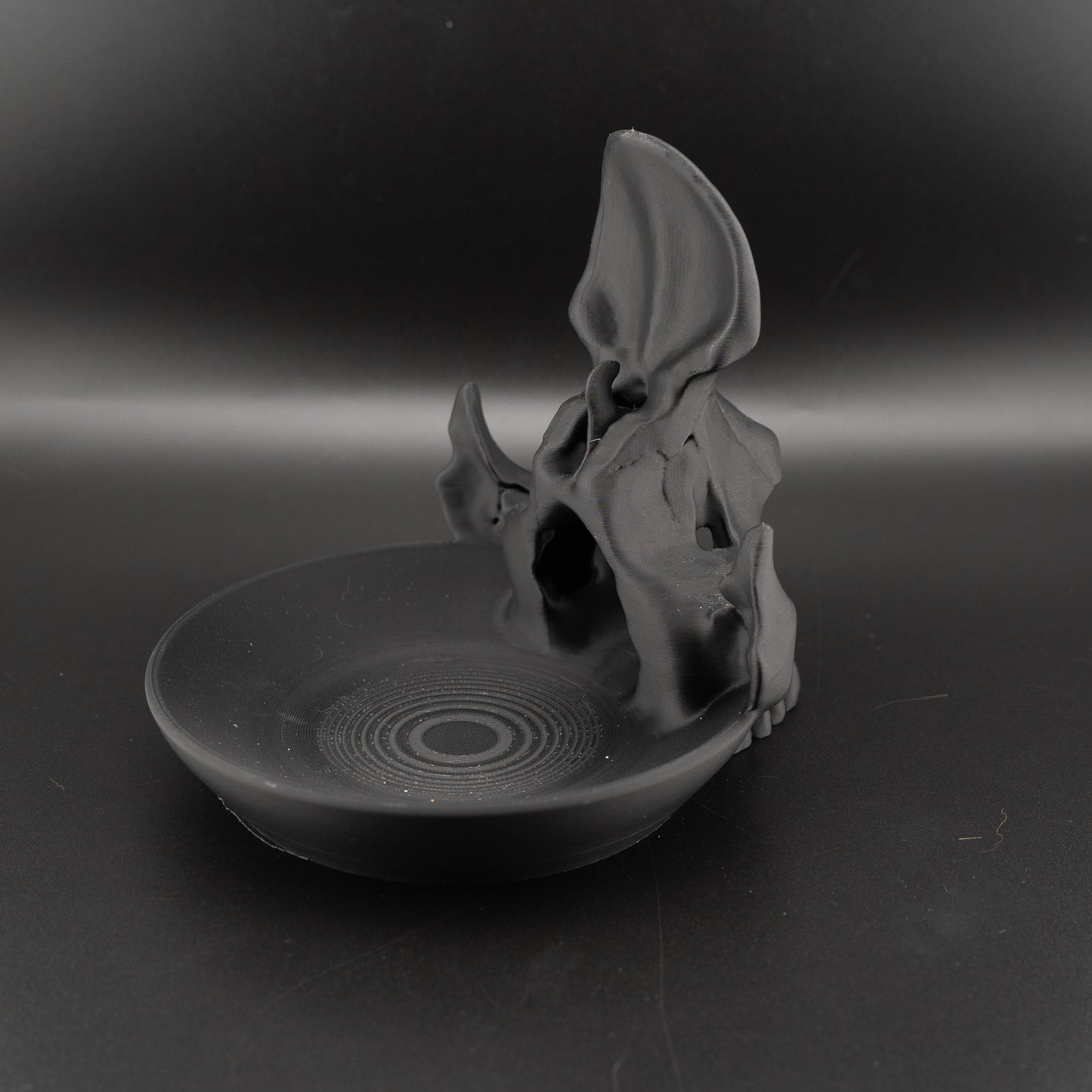 Death Skull Tray + Sunglass Holder 3D Printed