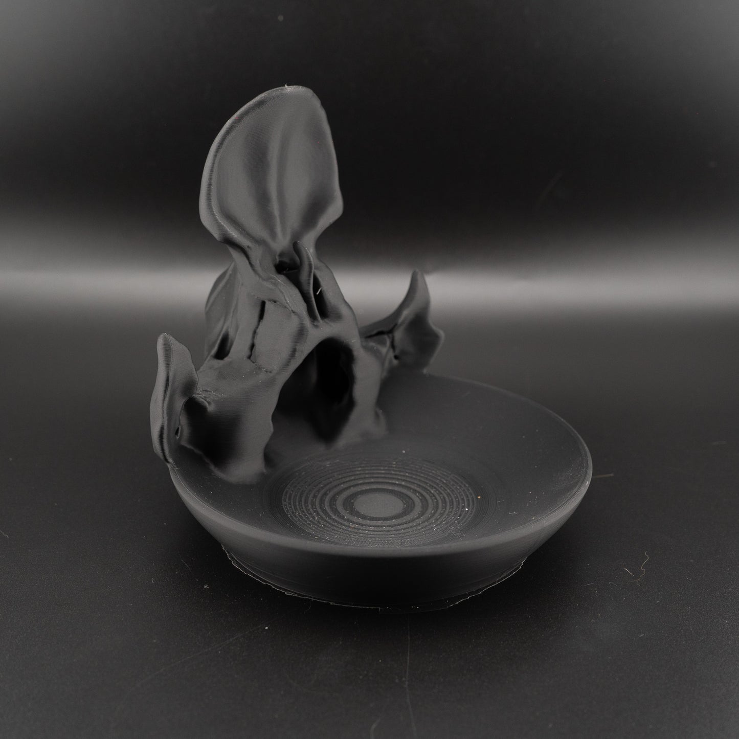 Death Skull Tray + Sunglass Holder 3D Printed