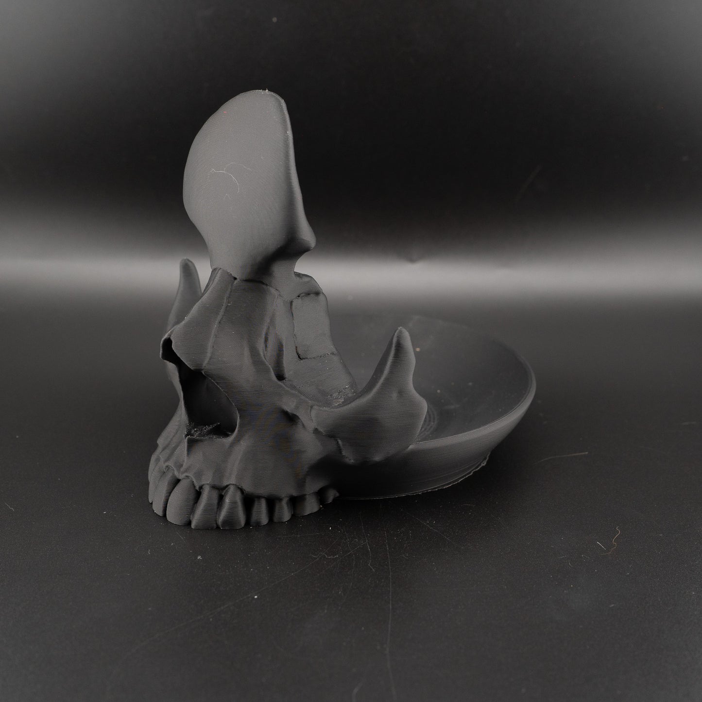 Death Skull Tray + Sunglass Holder 3D Printed
