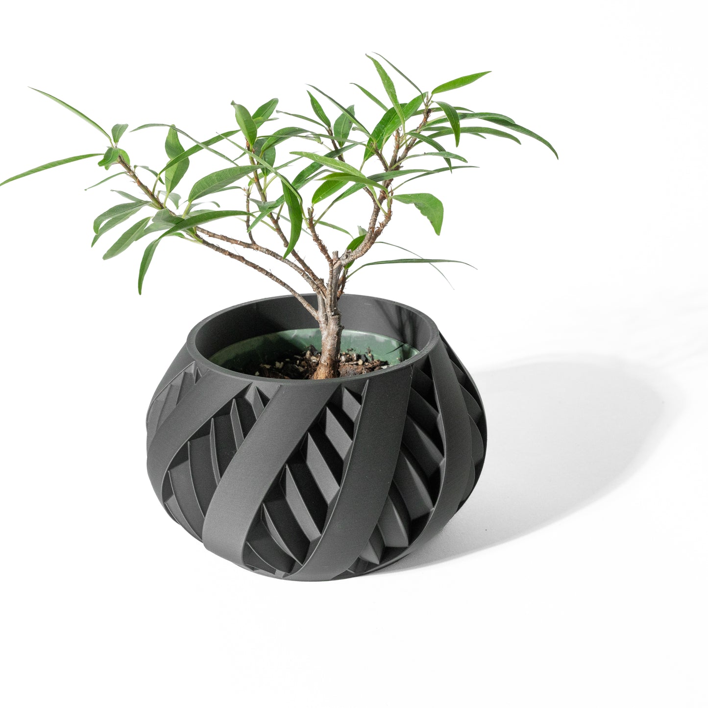 Silvo Planter Pot with Drainage Tray