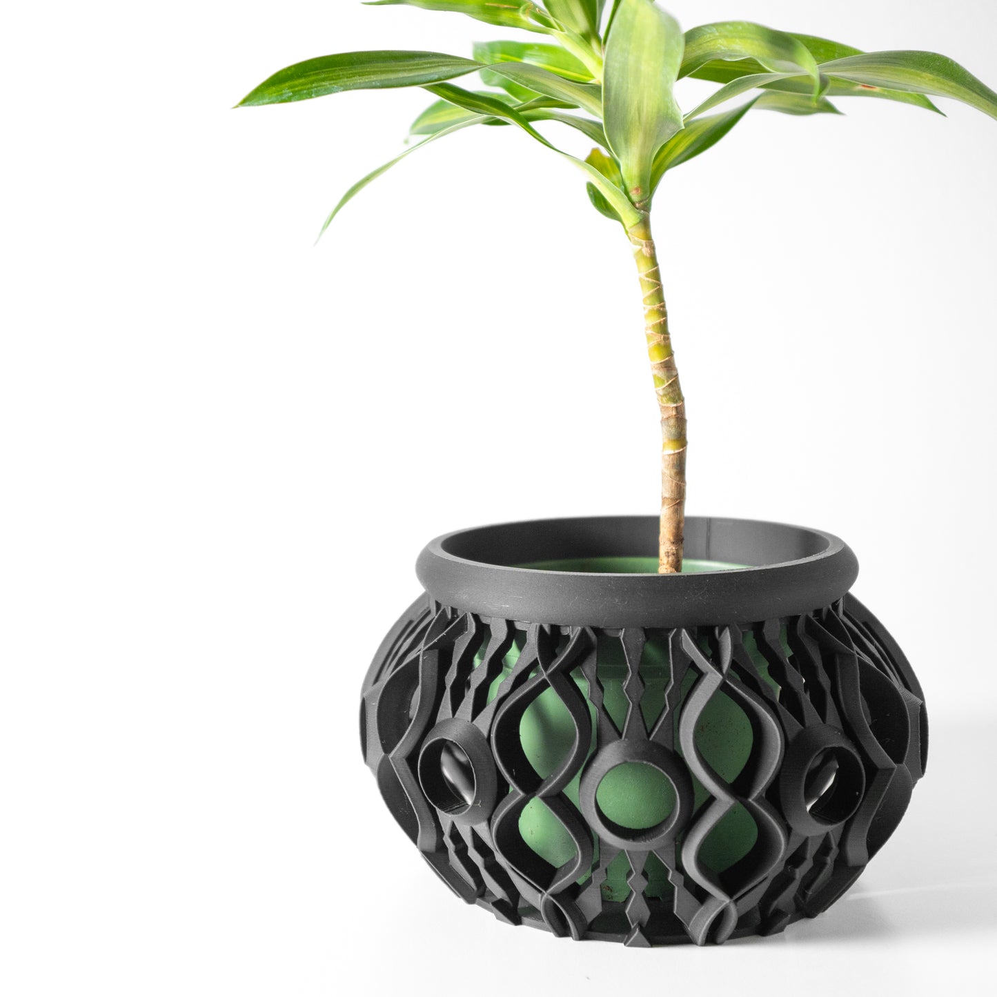 Lyren Planter Pot & Orchid Pot Hybrid with Drainage Tray