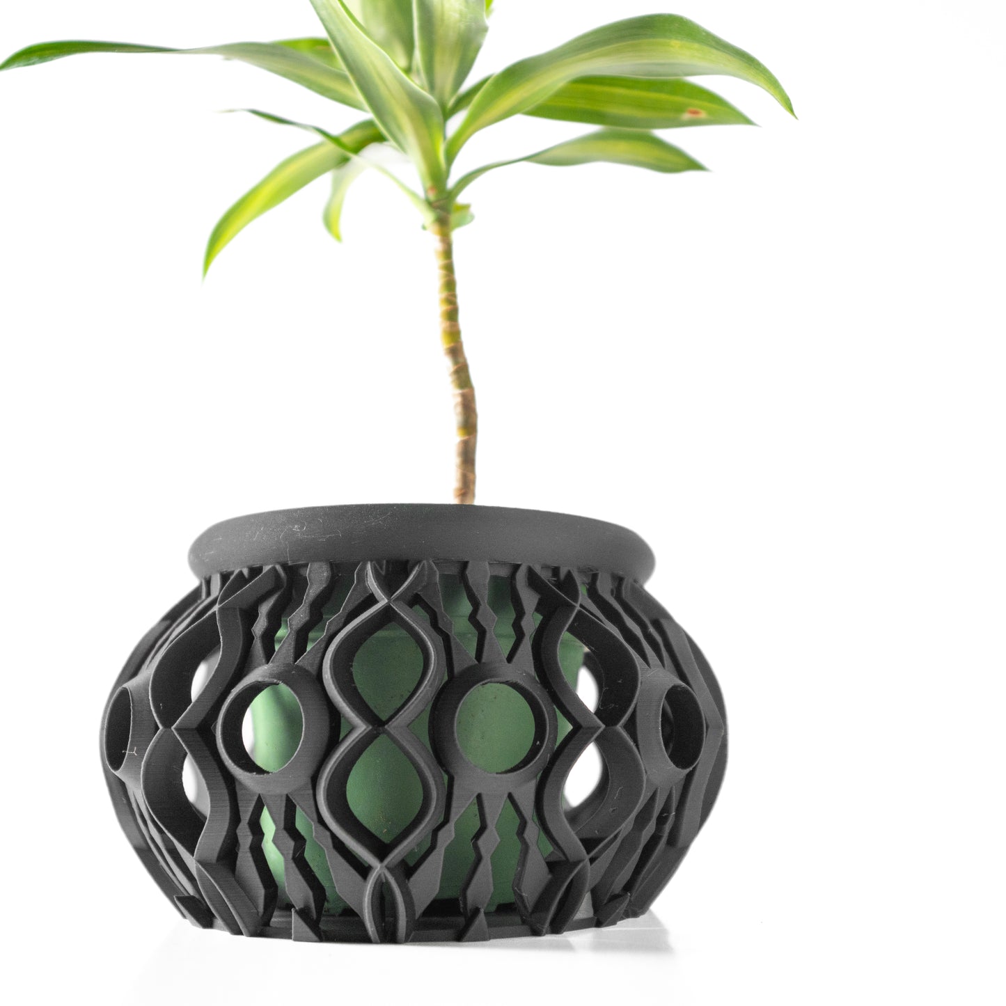 Lyren Planter Pot & Orchid Pot Hybrid with Drainage Tray