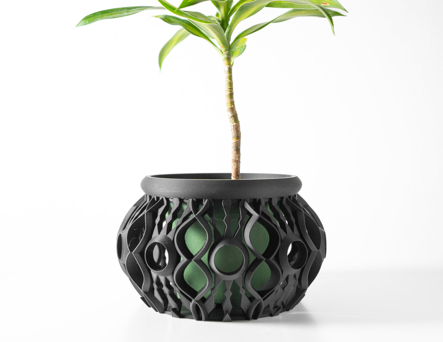 Lyren Planter Pot & Orchid Pot Hybrid with Drainage Tray