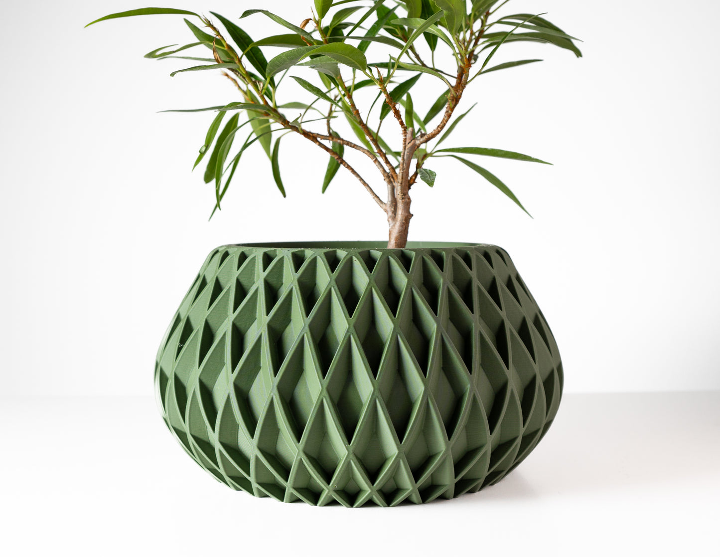 Rivio Planter Pot with Drainage Tray