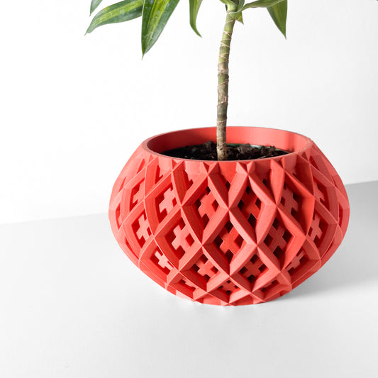 Rokio Planter Pot with Drainage Tray