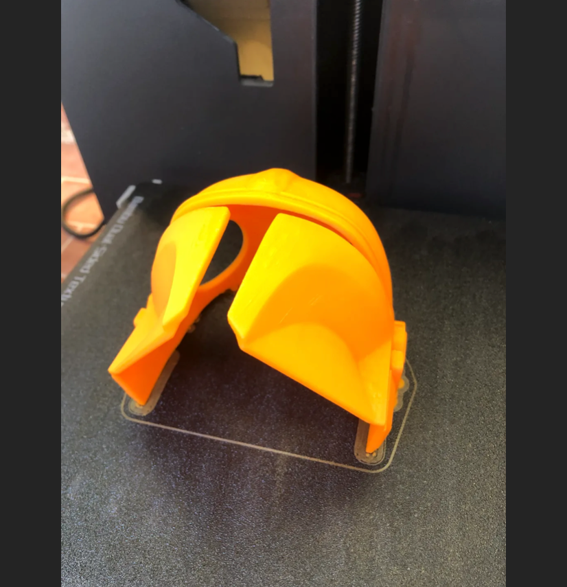 Mandolorian Cat Mask Black 3D Printed