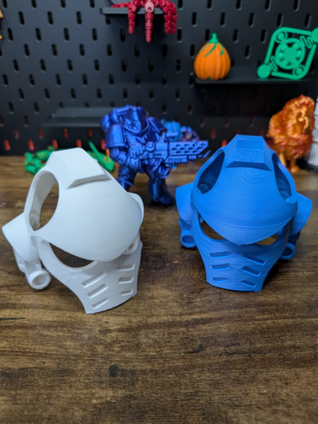 Space Marine Cat Mask For Cat [3D Printed] Black