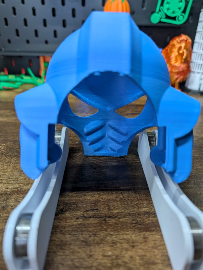 Space Marine Cat Mask For Cat [3D Printed] Black