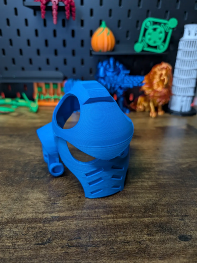 Space Marine Cat Mask For Cat [3D Printed] Black