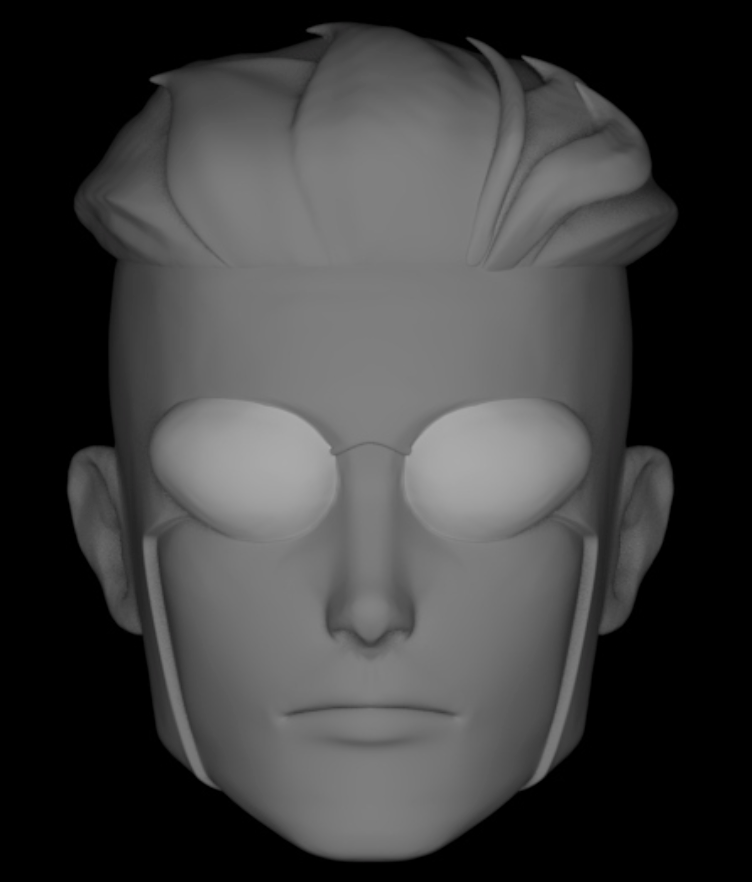 3d Printed INVINCIBLE HEAD 1:12 6" Classified Legends SCALE
