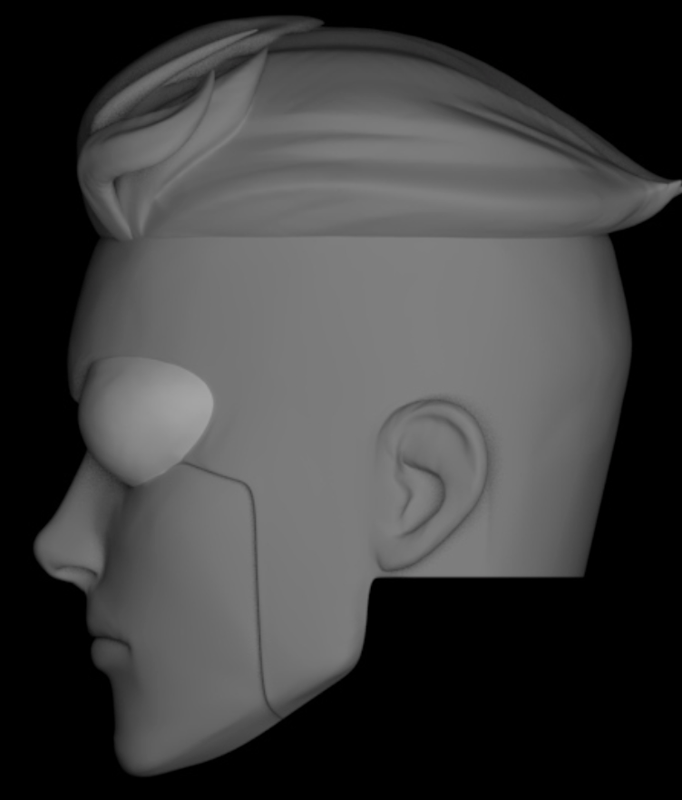 3d Printed INVINCIBLE HEAD 1:12 6" Classified Legends SCALE