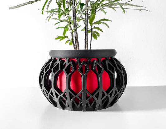 Vyre Planter Pot & Orchid Pot Hybrid with Drainage Tray