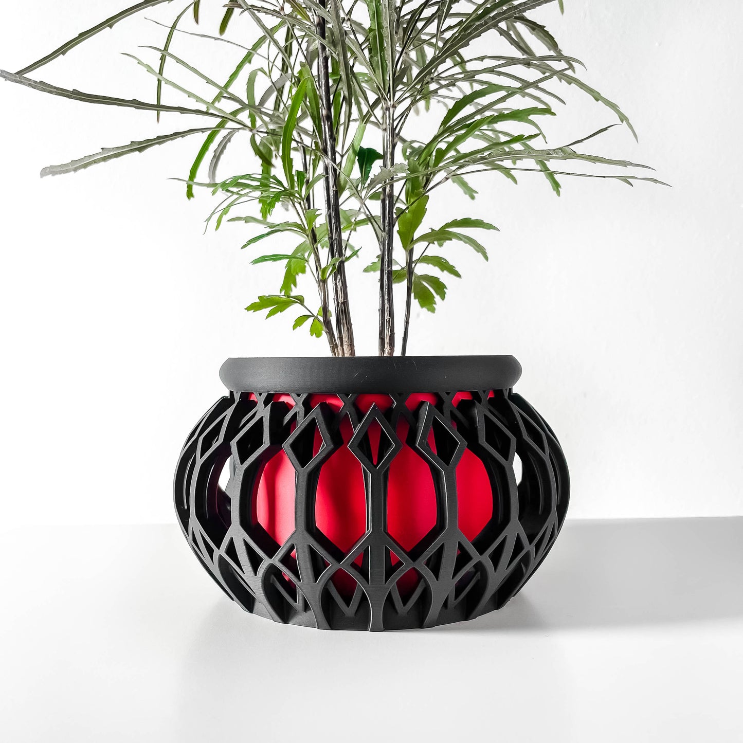 Vyre Planter Pot & Orchid Pot Hybrid with Drainage Tray