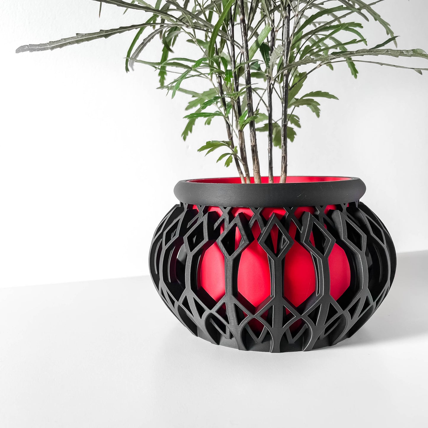 Vyre Planter Pot & Orchid Pot Hybrid with Drainage Tray