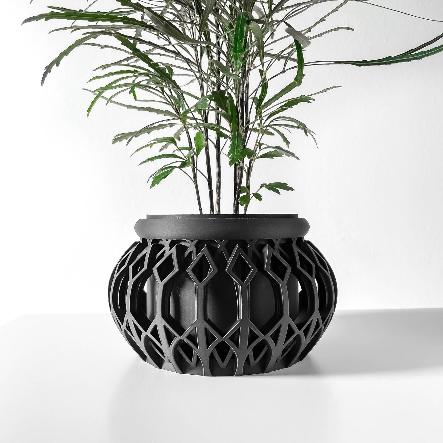 Vyre Planter Pot & Orchid Pot Hybrid with Drainage Tray
